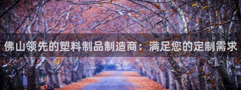 太阳手机游戏：佛山领先的塑料制品制造商：满足您的定制需求