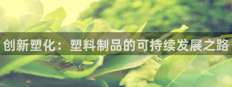 太阳商城贵宾会：创新塑化：塑料制品的可持续发展之路