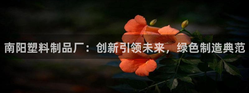 古天乐和太阳集团：南阳塑料制品厂：创新引领未来，绿色制造典范