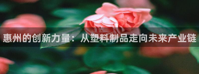 古天乐太阳集团城app：惠州的创新力量：从塑料制品走向未来产