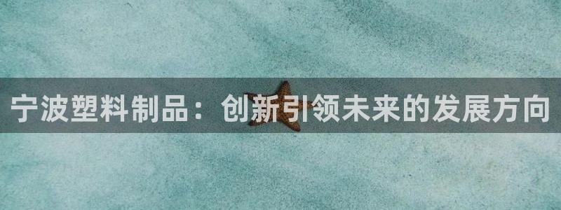 太阳成集团lougo图片：宁波塑料制品：创新引领未来的发展方