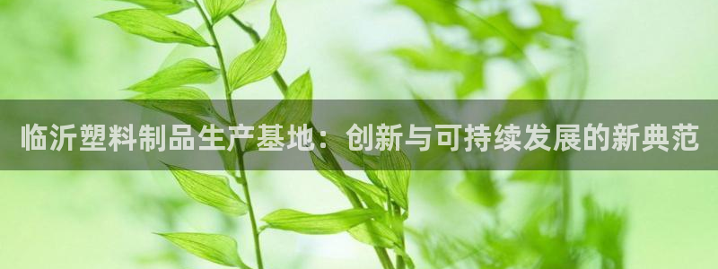 122cc太阳集成游戏官方网站版：临沂塑料制品生产基地：创新