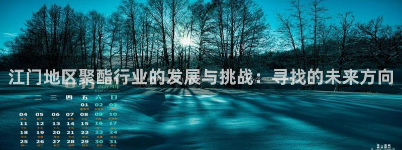 太阳集团2018登录网址：江门地区聚酯行业的发展与挑战：寻找