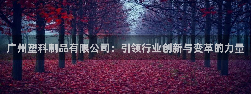 太阳集团app十佳平台是什么：广州塑料制品有限公司：引领行业